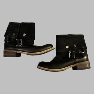 CLARKS Women’s Black Volara Sky Motorcycle Boots Size 7